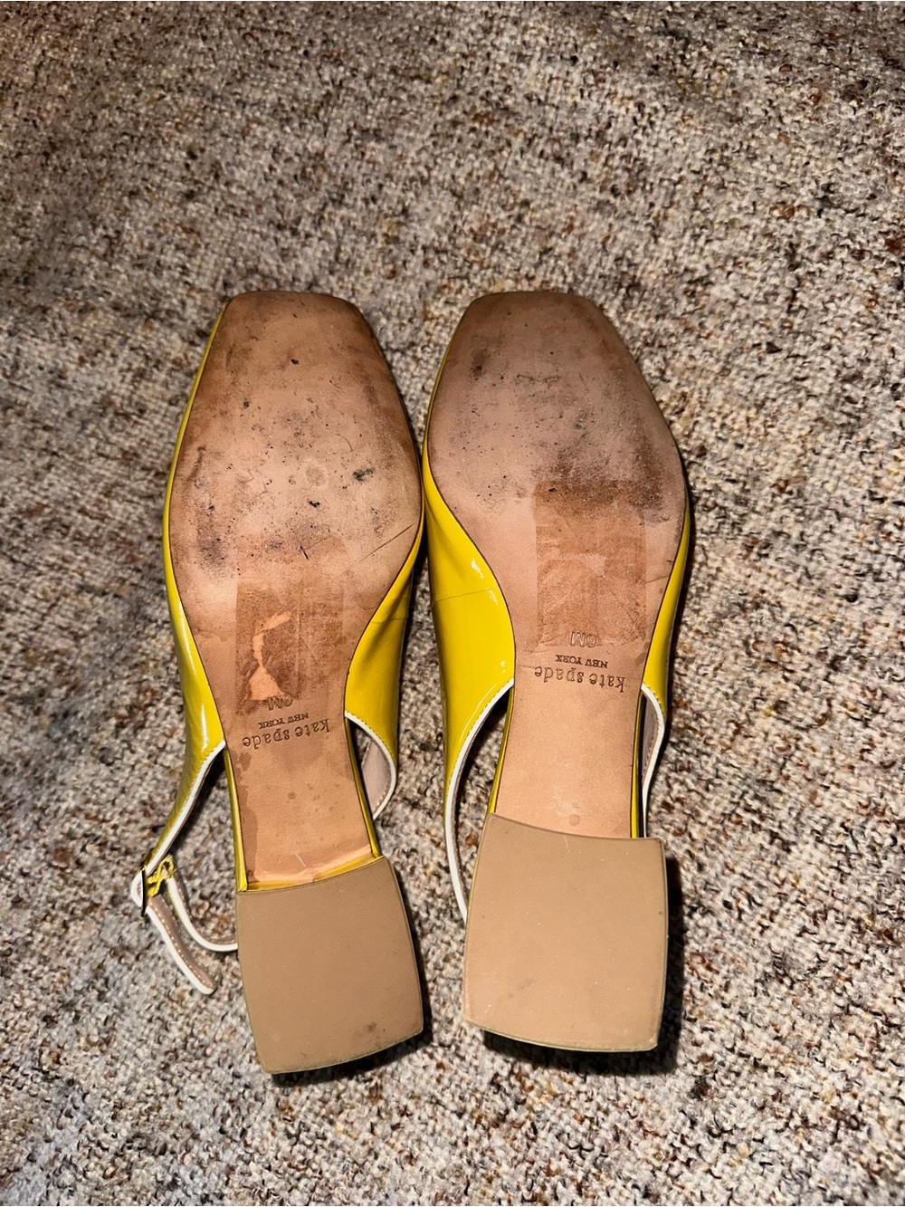Kate Spade Cute Yellow Heels - Picture 7 of 7